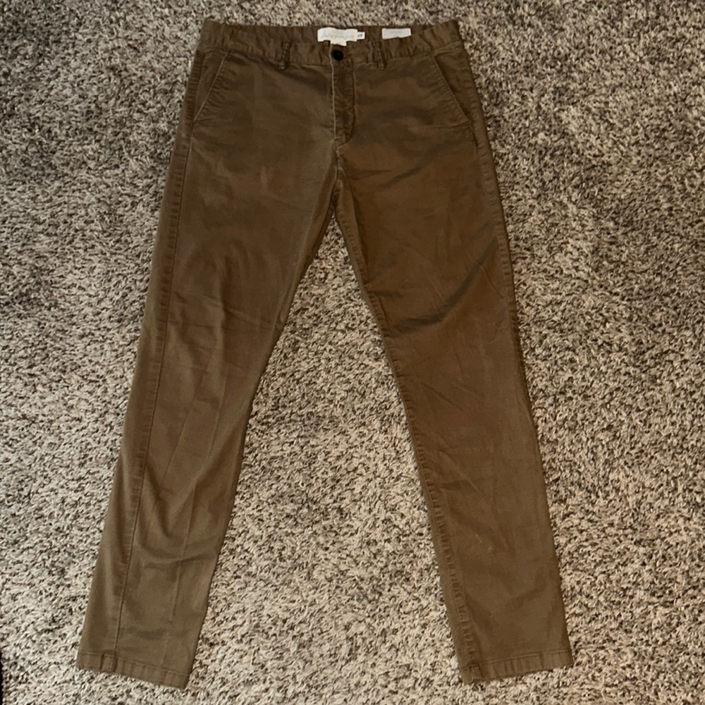 H&M (L.O.G.G) Skinny Fit “34” Tan Pants
